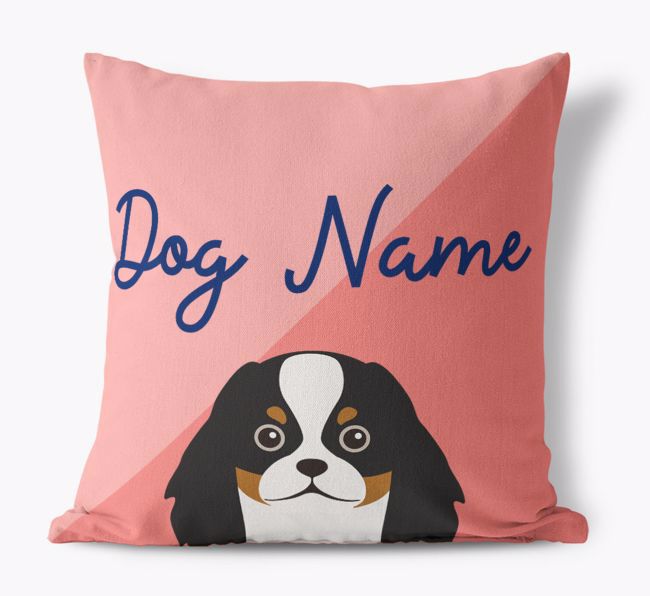 Peeking Name: Personalized {breedFullName} Pillow